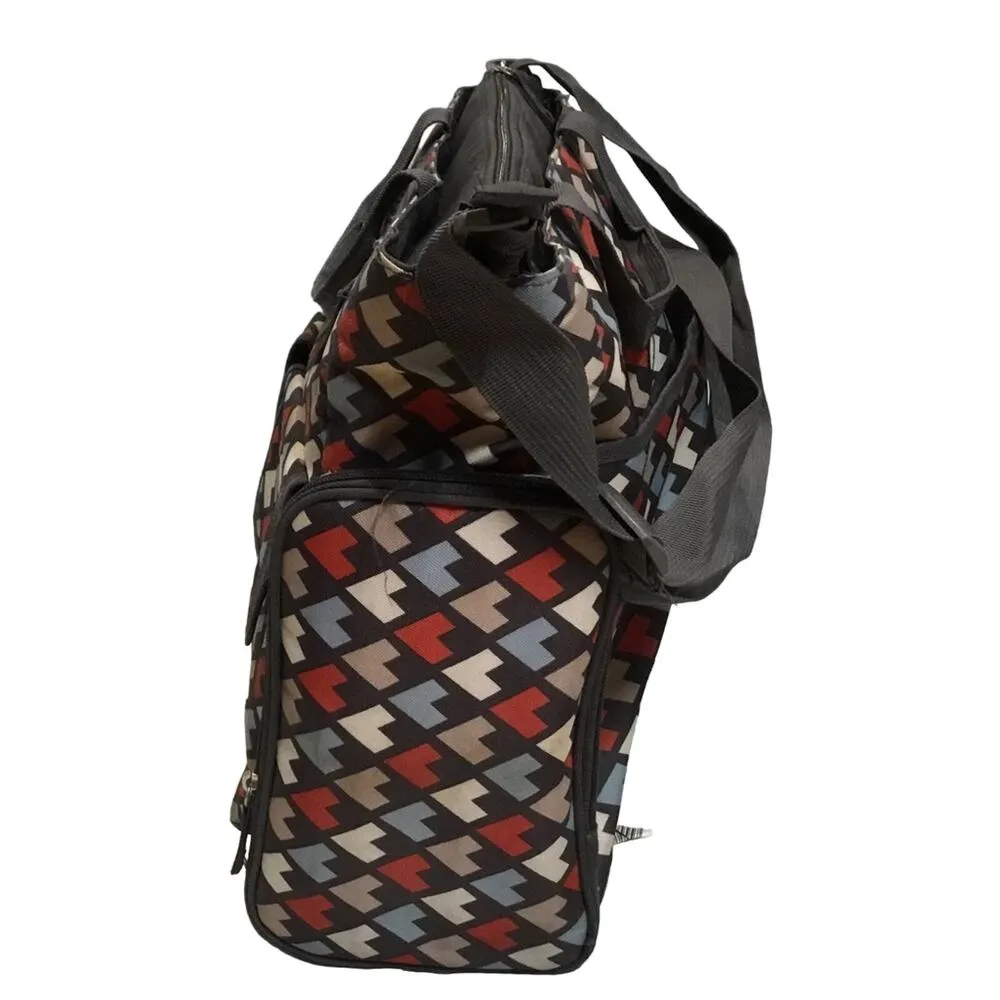 Baby Boom Multi Geo Tote Diaper Bag Gray - Image 8