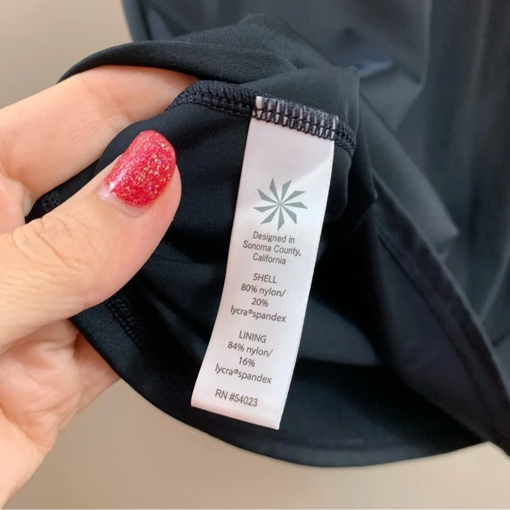 Athleta Black Pura Swim Beach Travel Black Dress - Image 11