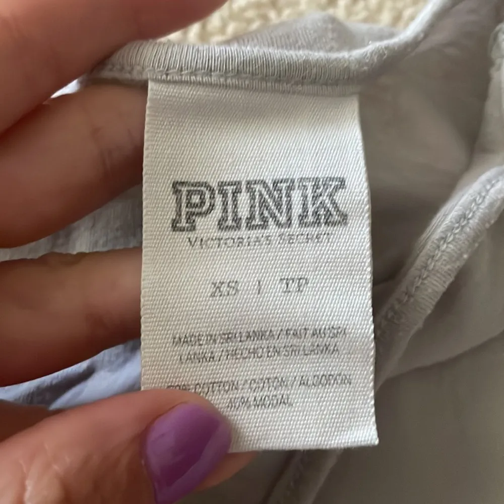 Womens Pink Victoria Secret Workout Shirt - Image 4