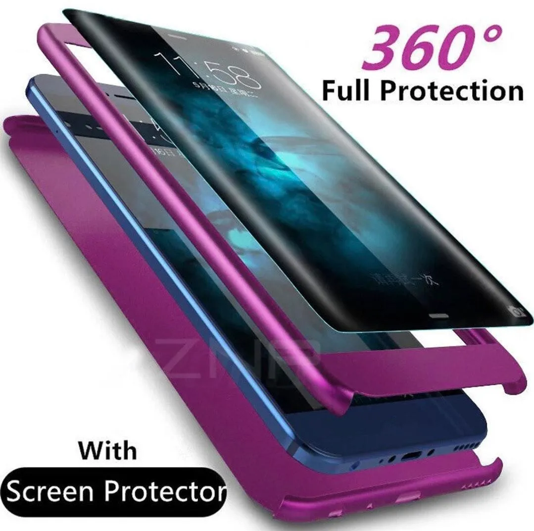 Galaxy S10 Plus 360 Full Coverage Shockproof Case Violet Multiple - Image 2