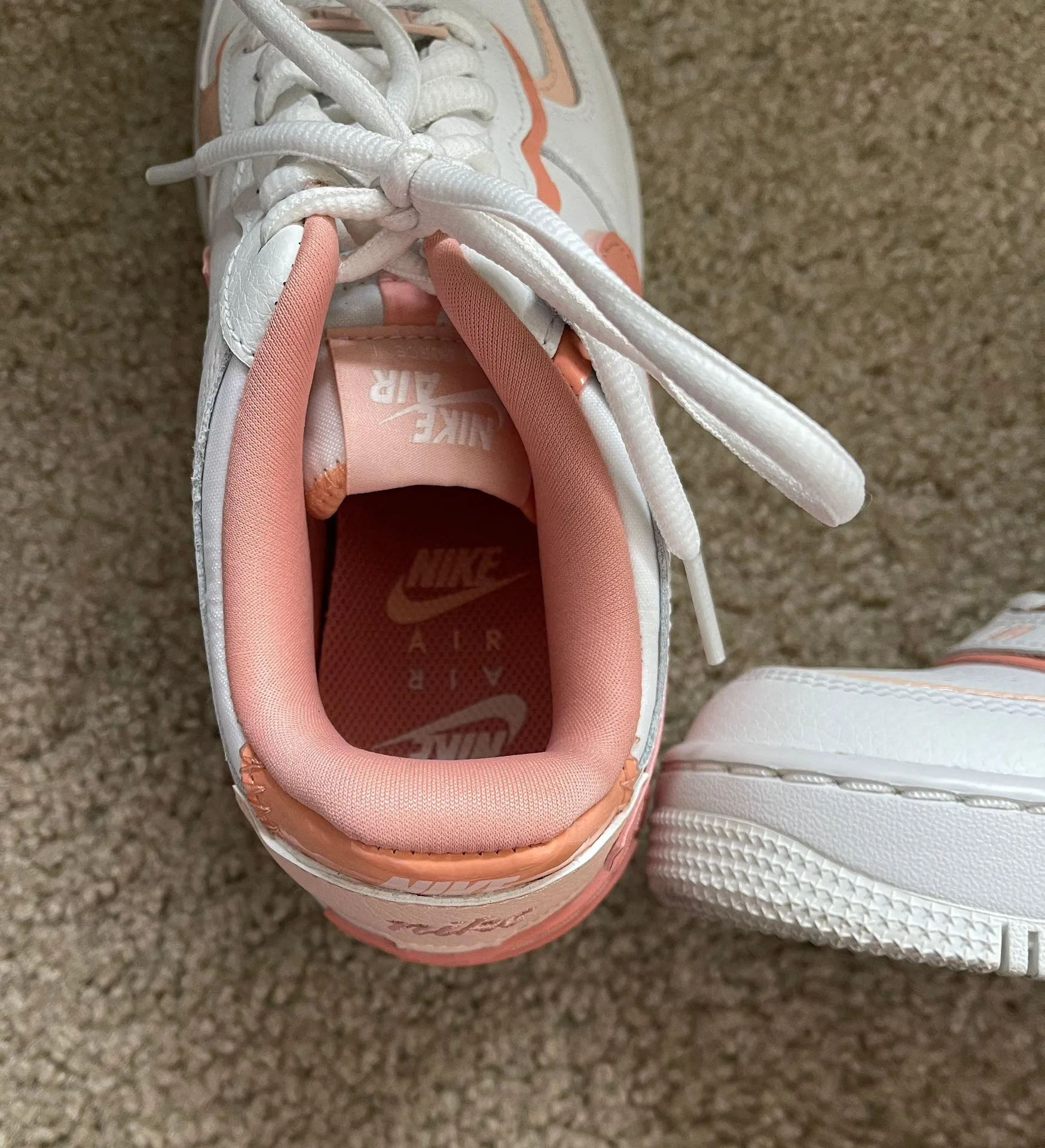 Nike Women’s Air Force 1 Shadow Washed Coral - Image 3