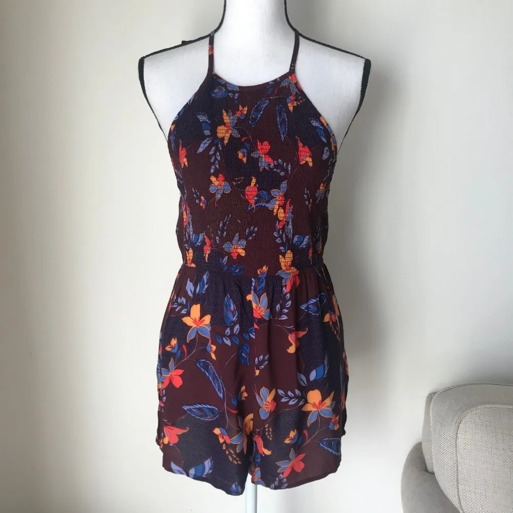 UO Out From Under Frankie Smocked Romper - Image 5