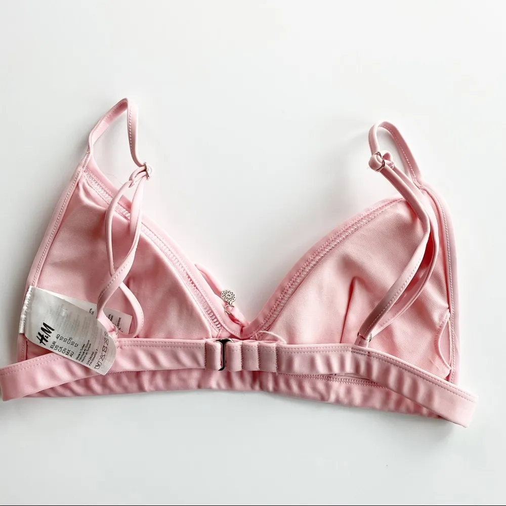H&M Pink Triangle Bikini Top Size 10 - Image 8