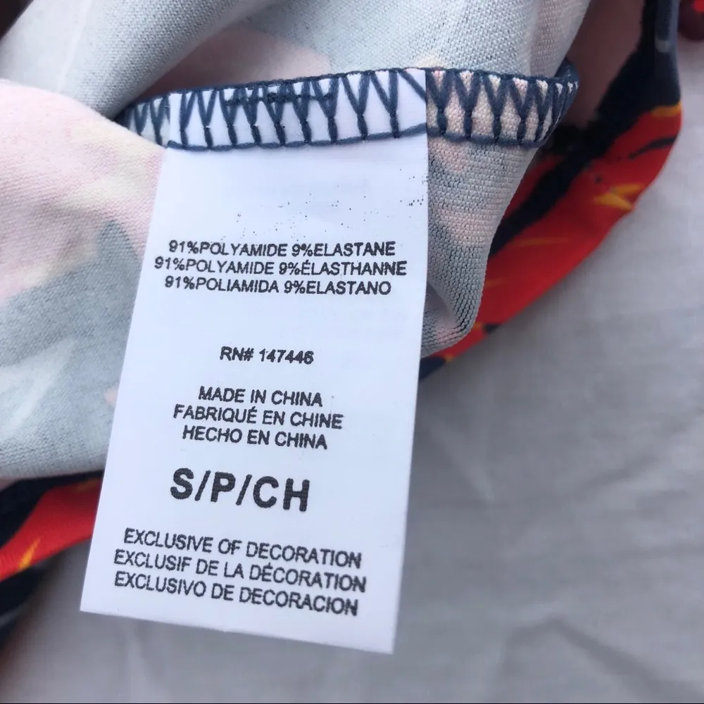 Hang Ten Floral Rash guard, S, NWT - Image 4