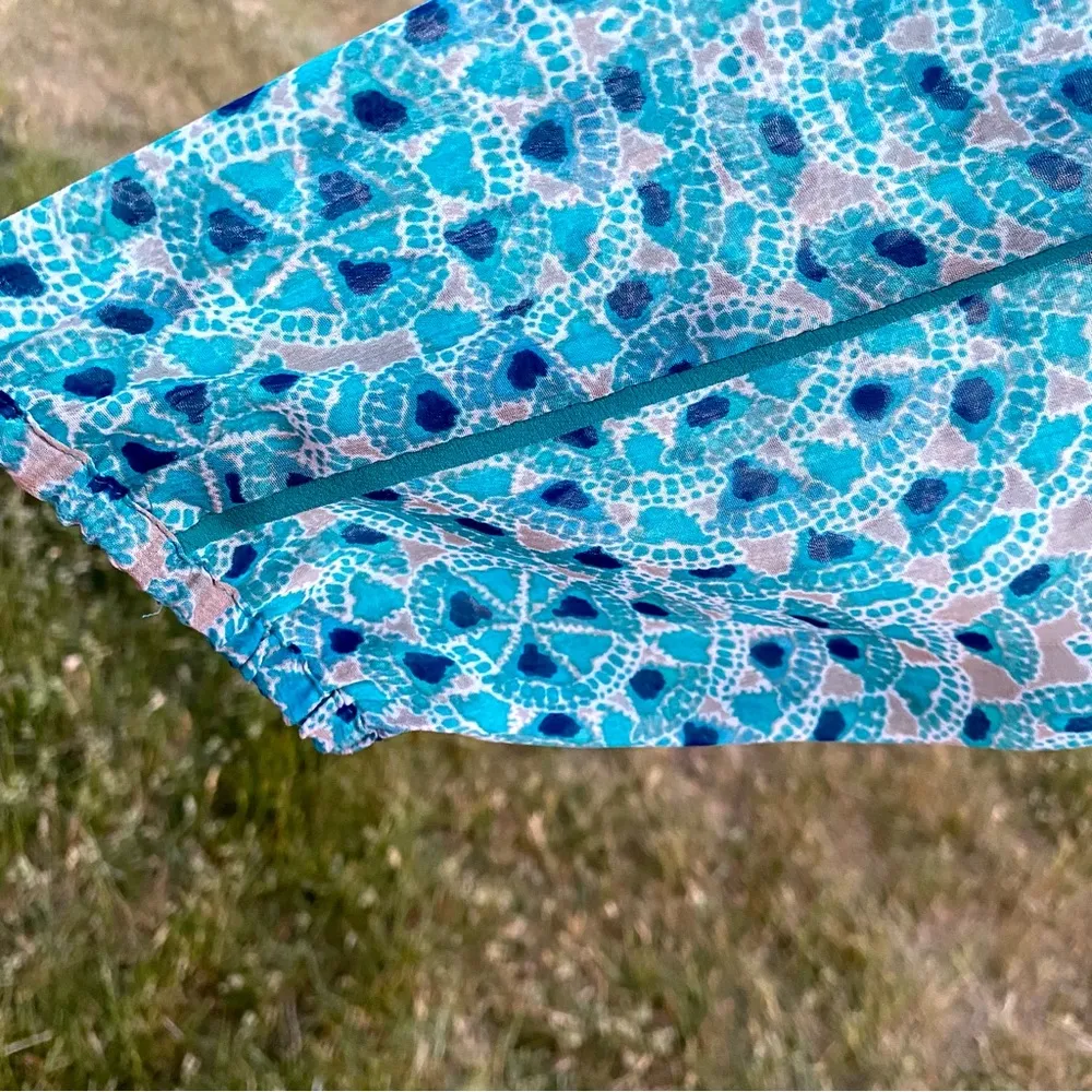 Lucky Brand Semi Sheer Boho Blouse - Image 12