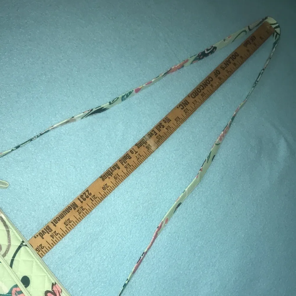 VERA BRADLEY quilted crossbody purse bag multiple pocket “mint flowers 2019” NEW - Image 11