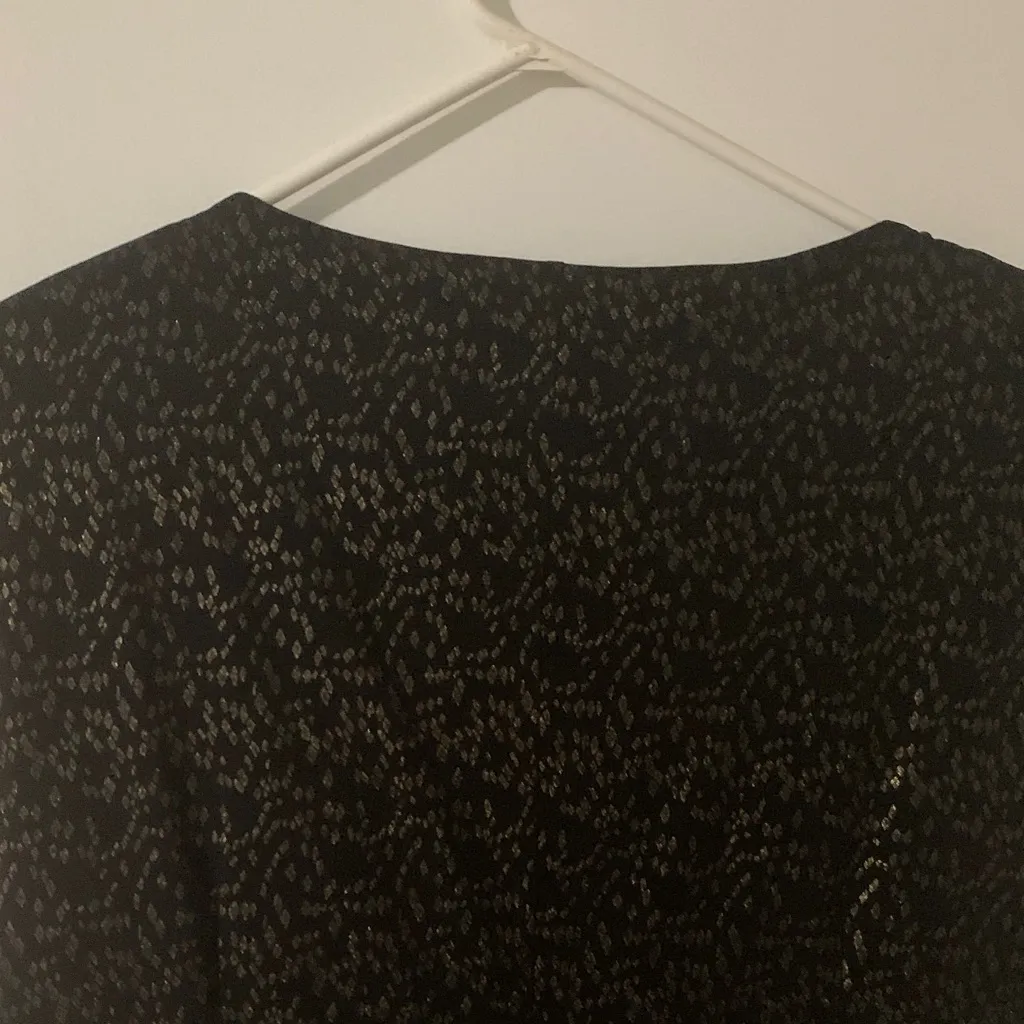 Black‎ Label Shimmering Black Mini Dress - Image 5