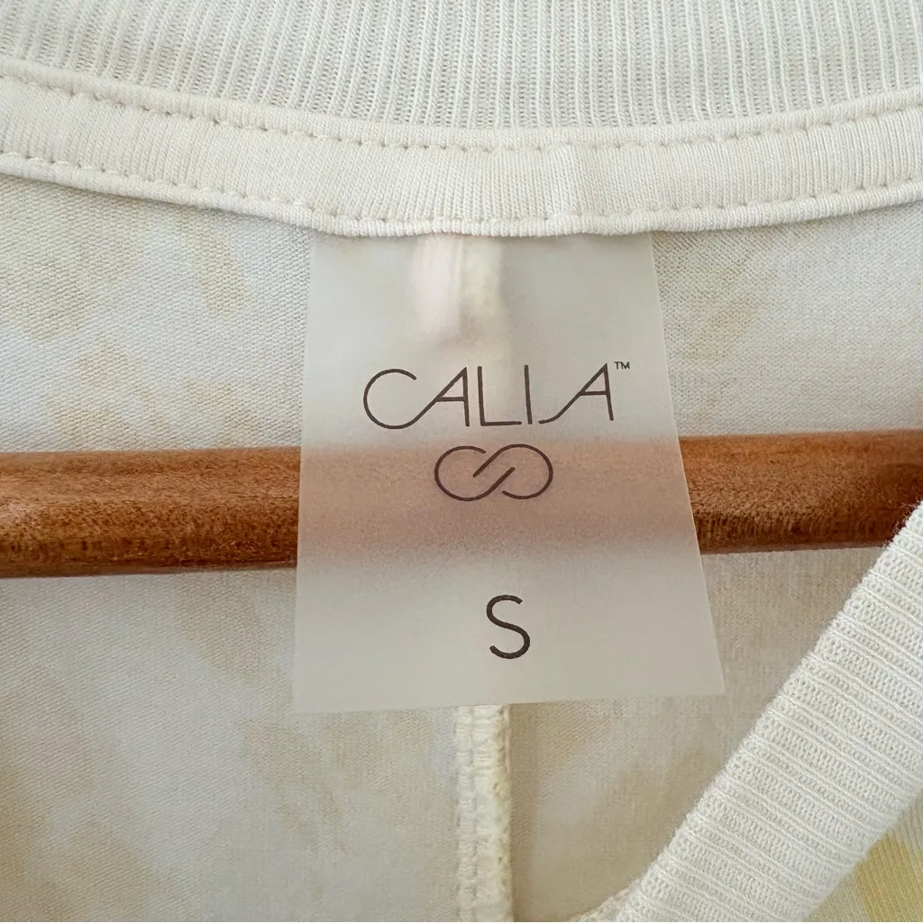 CALIA Carrie Underwood Everyday Boyfriend Tank Top Frosted Lemon animal print S Yellow - Image 8