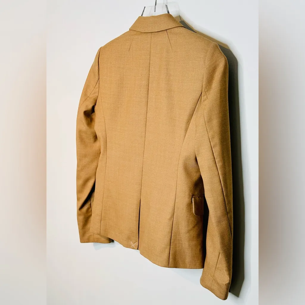 J. Crew Classic Schoolboy Wool Tan Camel Brown Blazer Jacket NWT - Image 7