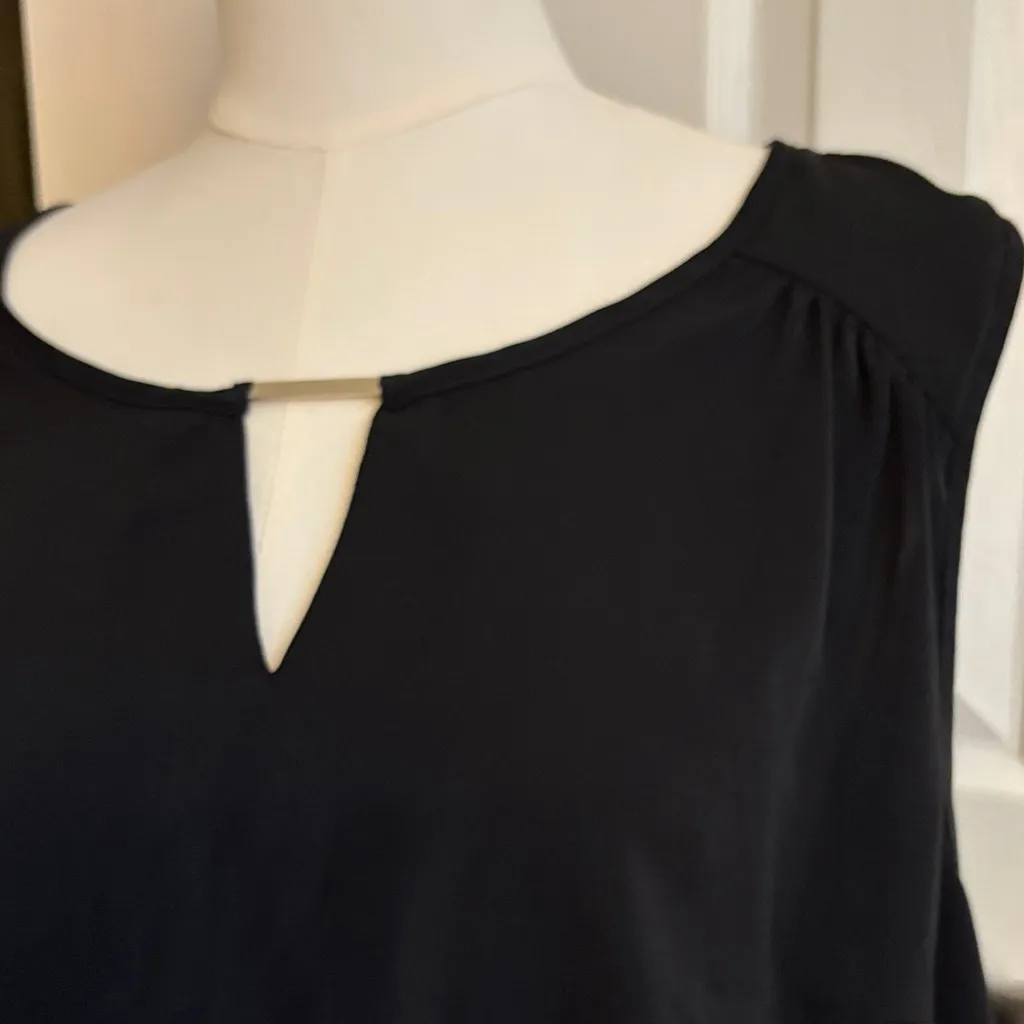 Torrid Blouse Size 2 – Stylish & Flattering black top with metal accent - Image 6