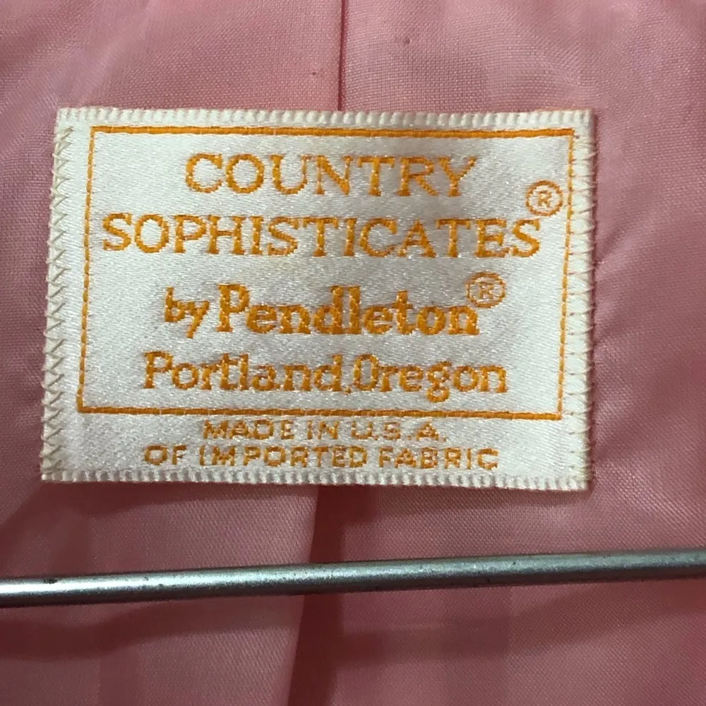 Vintage Pink Suit from Country Sophisticates by Pendleton Size 8 - Image 2