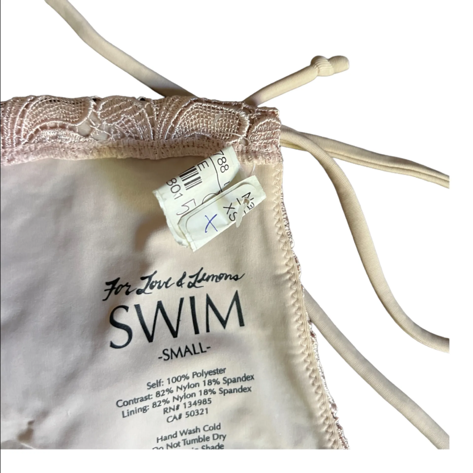 For Love & Lemons Swim Lace Bikini Top‎ - Image 5