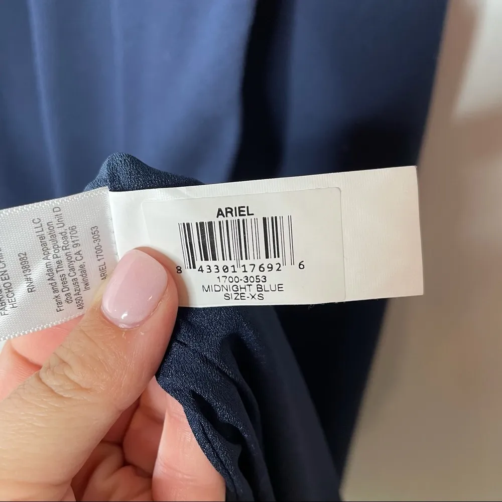 Dress The Population Ariel Dress Midnight Blue XS - Image 13