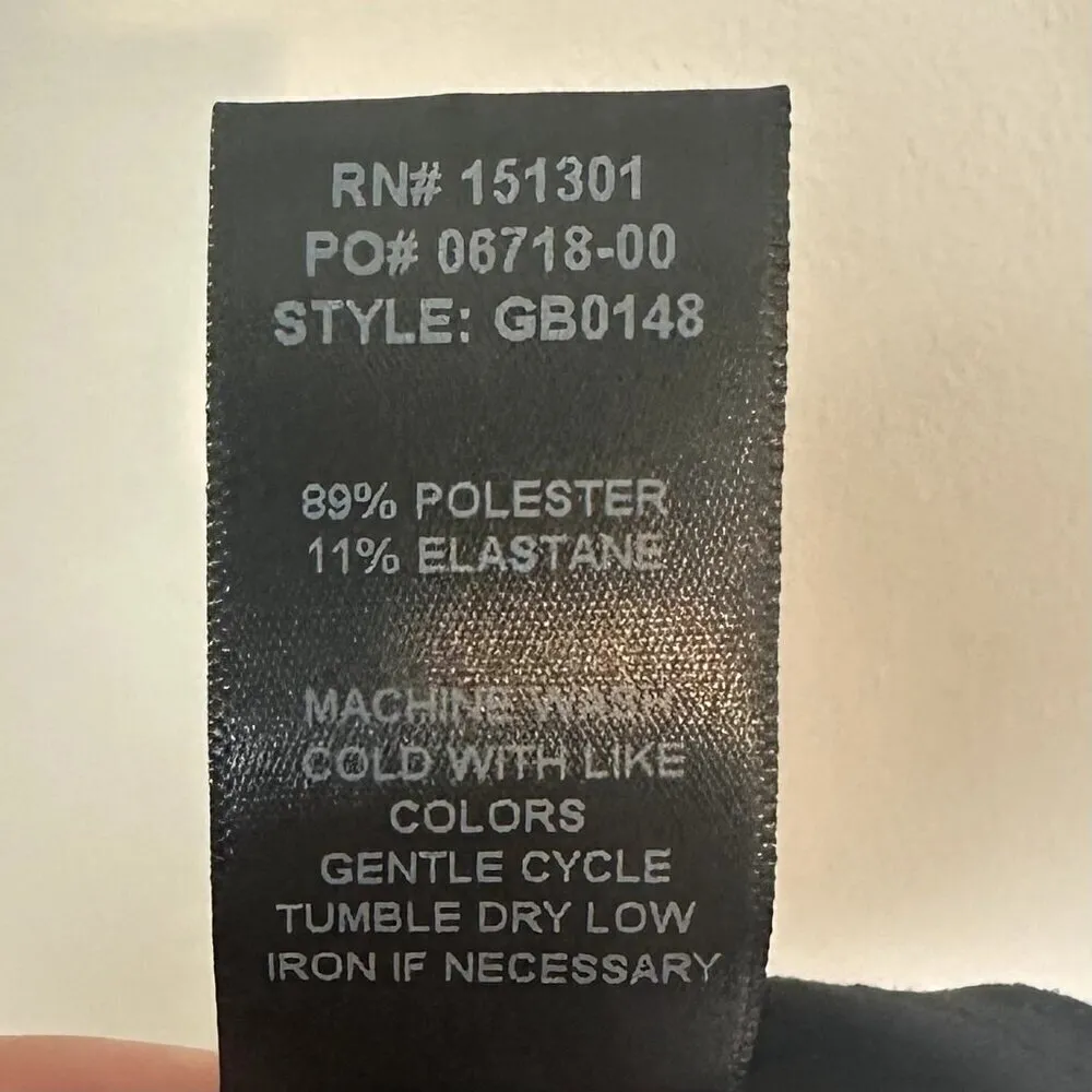 NWT Good American Black Good Form Modern Tank Bodysuit - Size 1 (Small) - Image 4