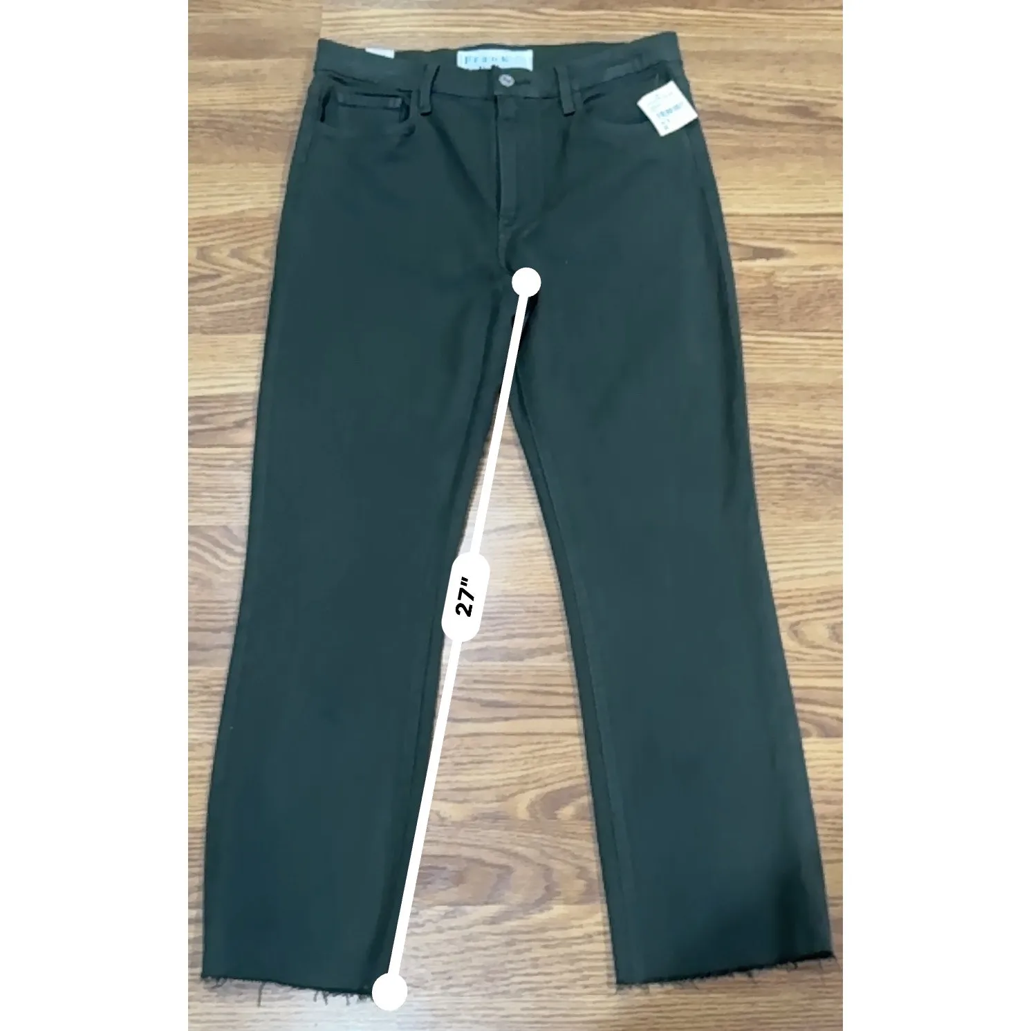 Frank & Eileen Green olive The Everyday Straight Leg Jeans 30 - Image 4