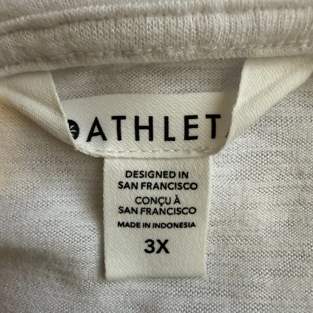 Athleta Breezy Twist Tank Top Women's 3X White Workout Active Athleisure Gym - Image 11