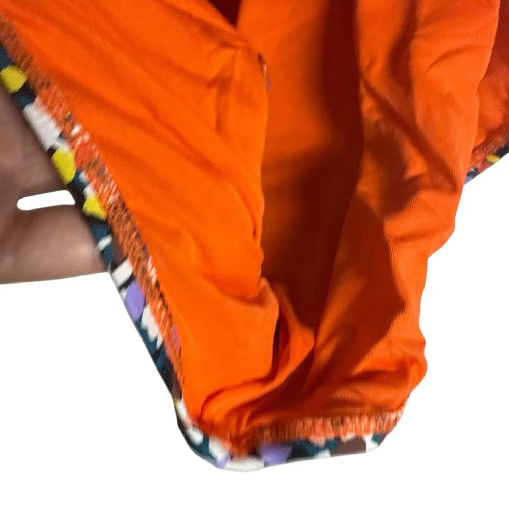 Anne Cole Twist Front Shirred Confetti Multicolor One Piece Swimsuit Plus 22W - Image 7