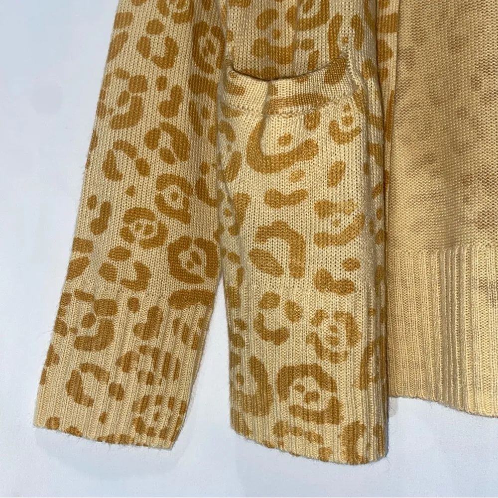 Andree Animal Print Cardigan Women’s Small - Image 4