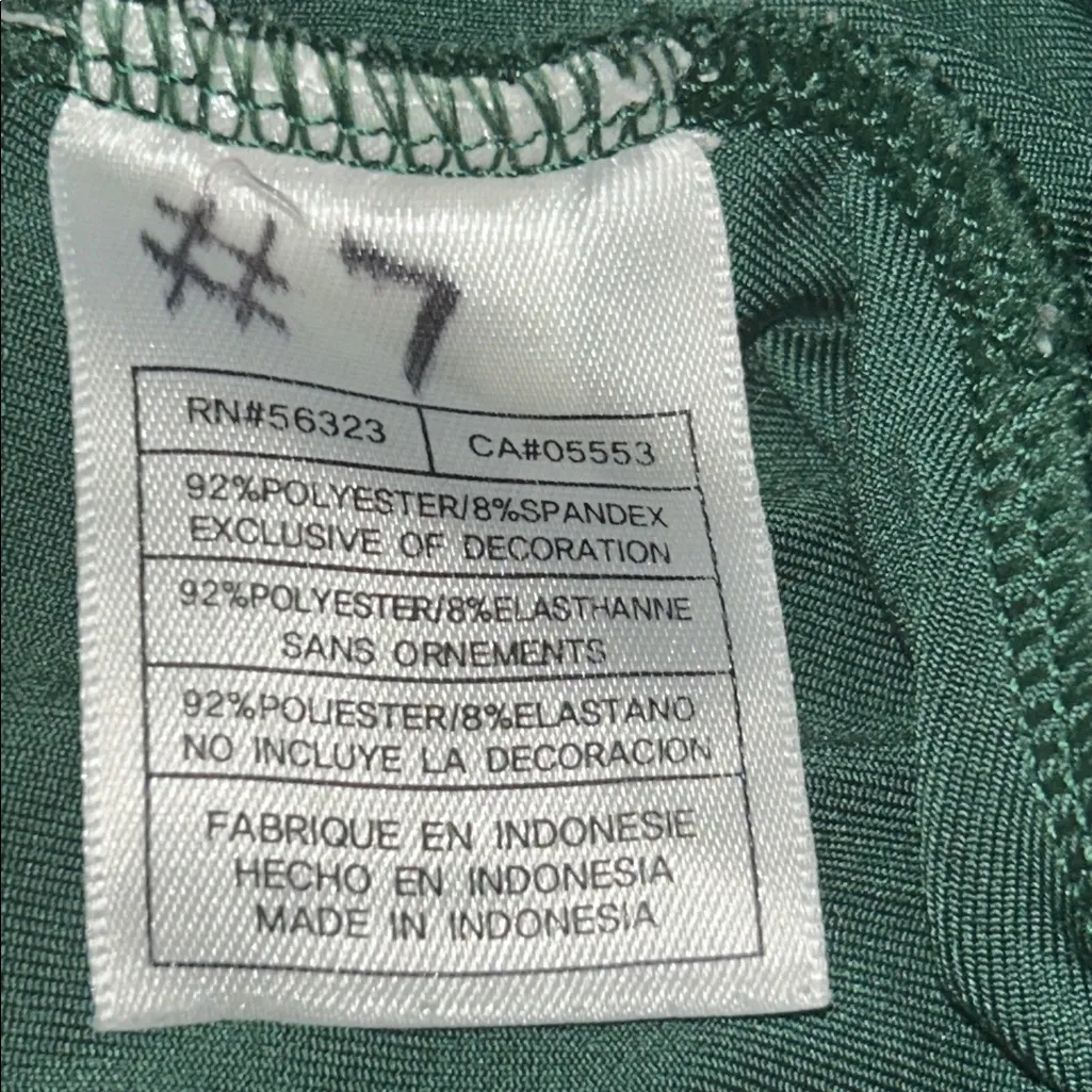 Nike Tennis Dress Women’s Medium Green & Cream | Built-In Shelf Bra - Image 6