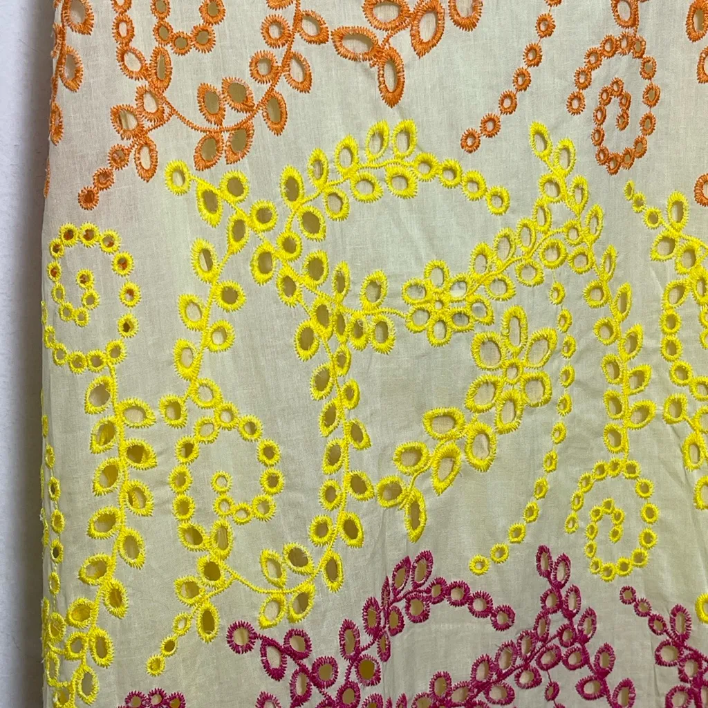 ENGLISH FACTORY WOMEN’S COTTON EYELET PUFF-SLEEVE MAXI DRESS - Image 9