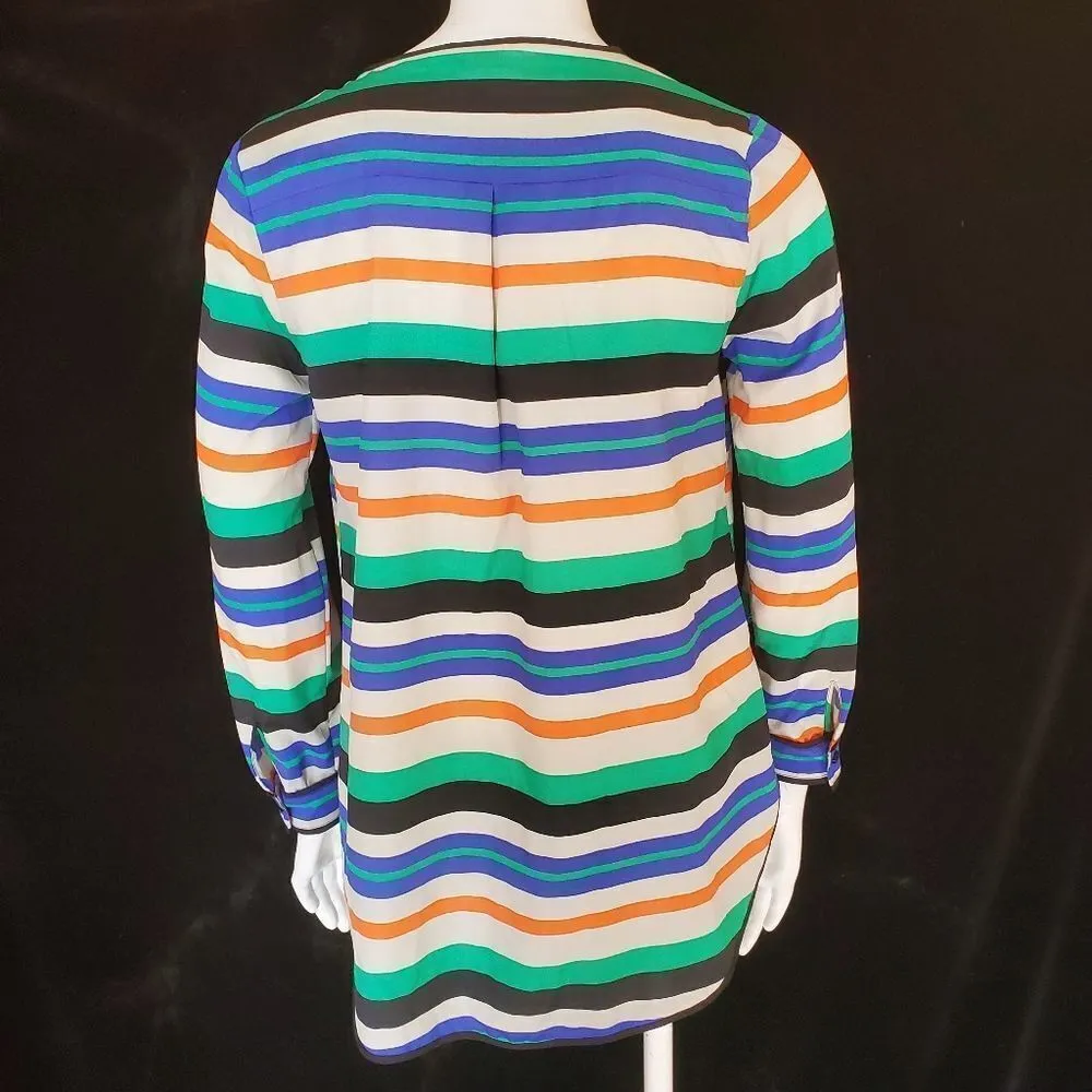 Bar III  Striped Button Down Top (XS) - Image 4