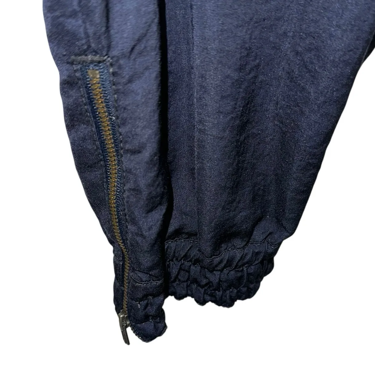 Elevenses Blue Satin Cargo Jogger Pants - Image 2