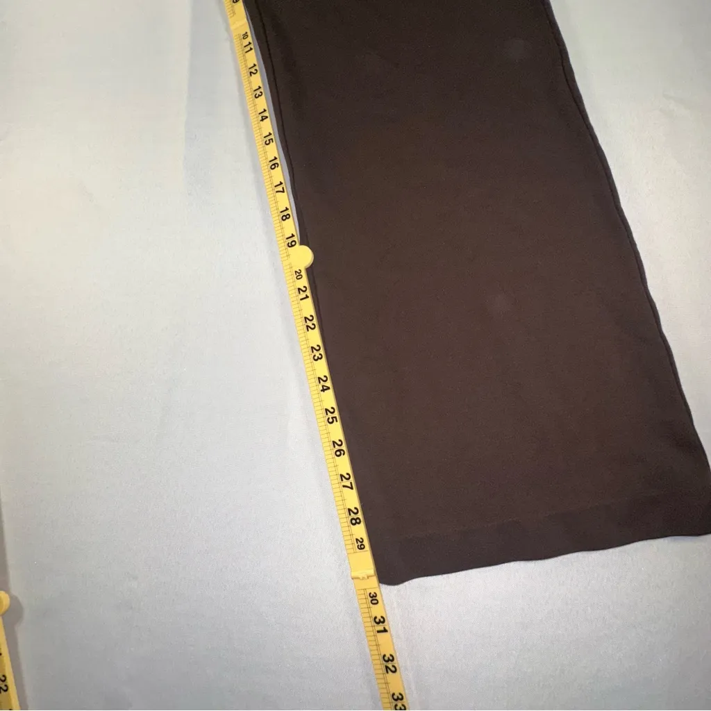 Jessica McLaughlin • Brown Hip Zip Slacks Size 14 - Image 5