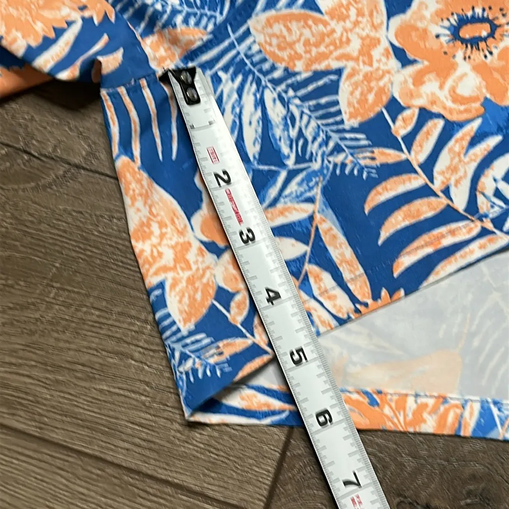 Columbia‎ PFG 5” Floral Tamiami Print Fishing Shorts Blue Orange Size XXL - Image 11