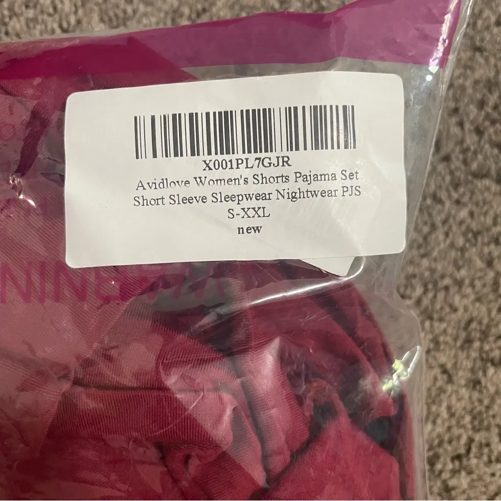 Bundle of 2 NWT Avidlove Women's Shorts Pajama Sets | Size: Small - Image 3