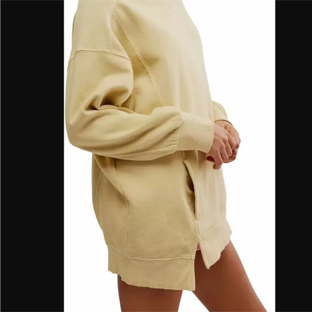 Intercept Oversized Sweatshirt in Oatmilk - Image 3