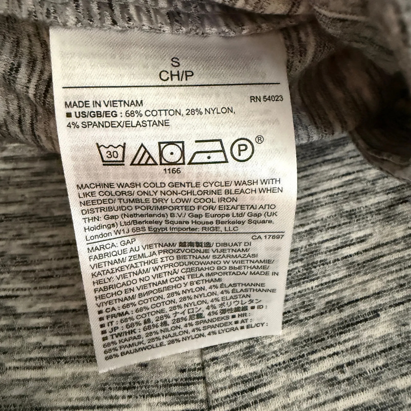 Gap sz S heather gray mini flare skirt‎ NWT - Image 4