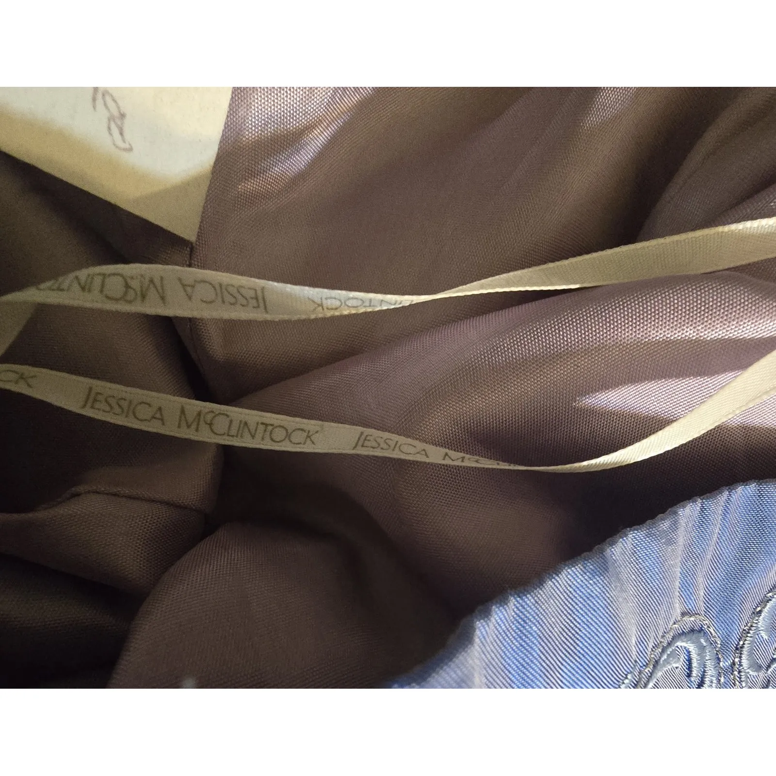 Vintage‎ Jessica McClintock For Gunne Sax Prom Dress Gown Y2K Maxi Fairy Blue 11 - Image 10