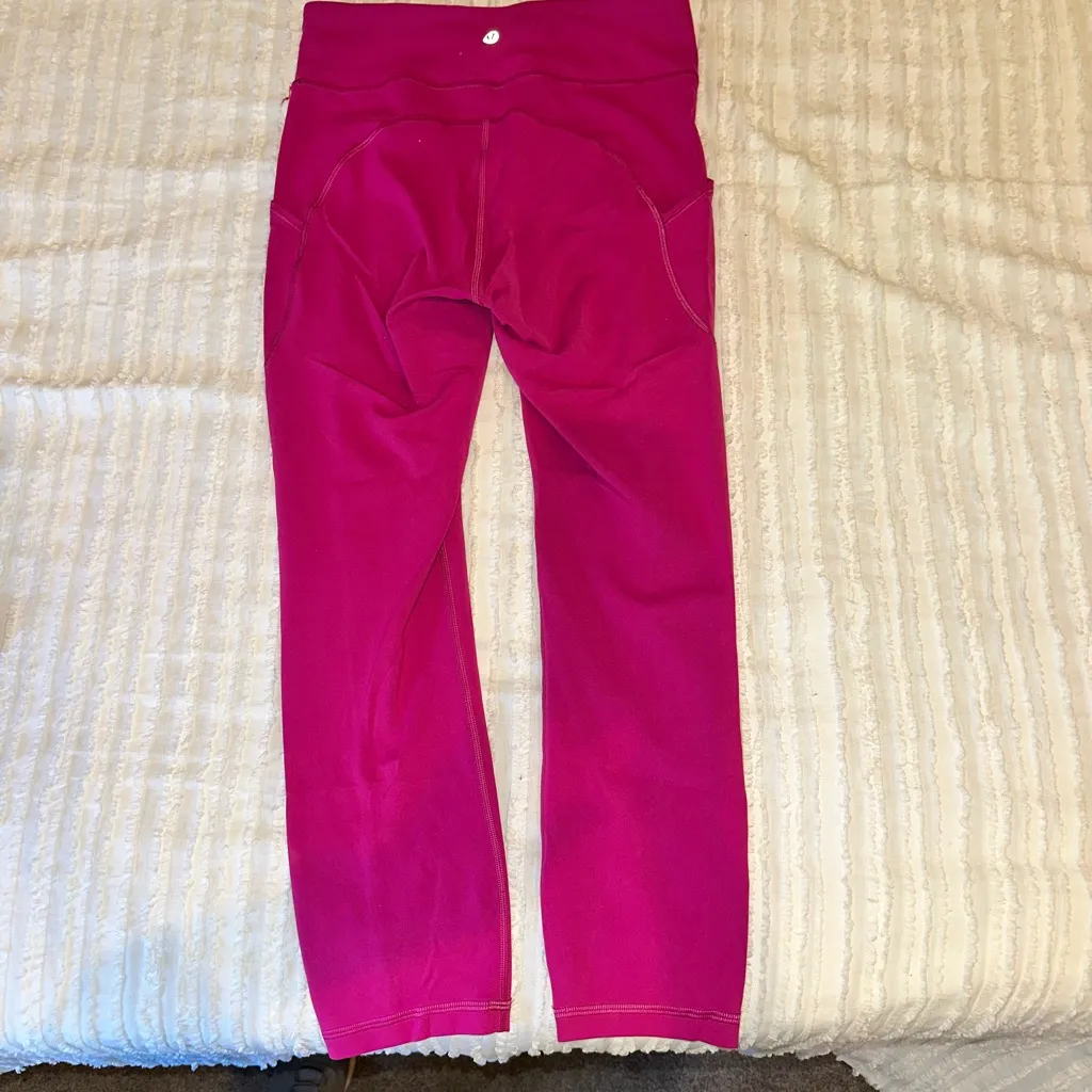 lululemon athletica Bright Pink Leggings - Image 3