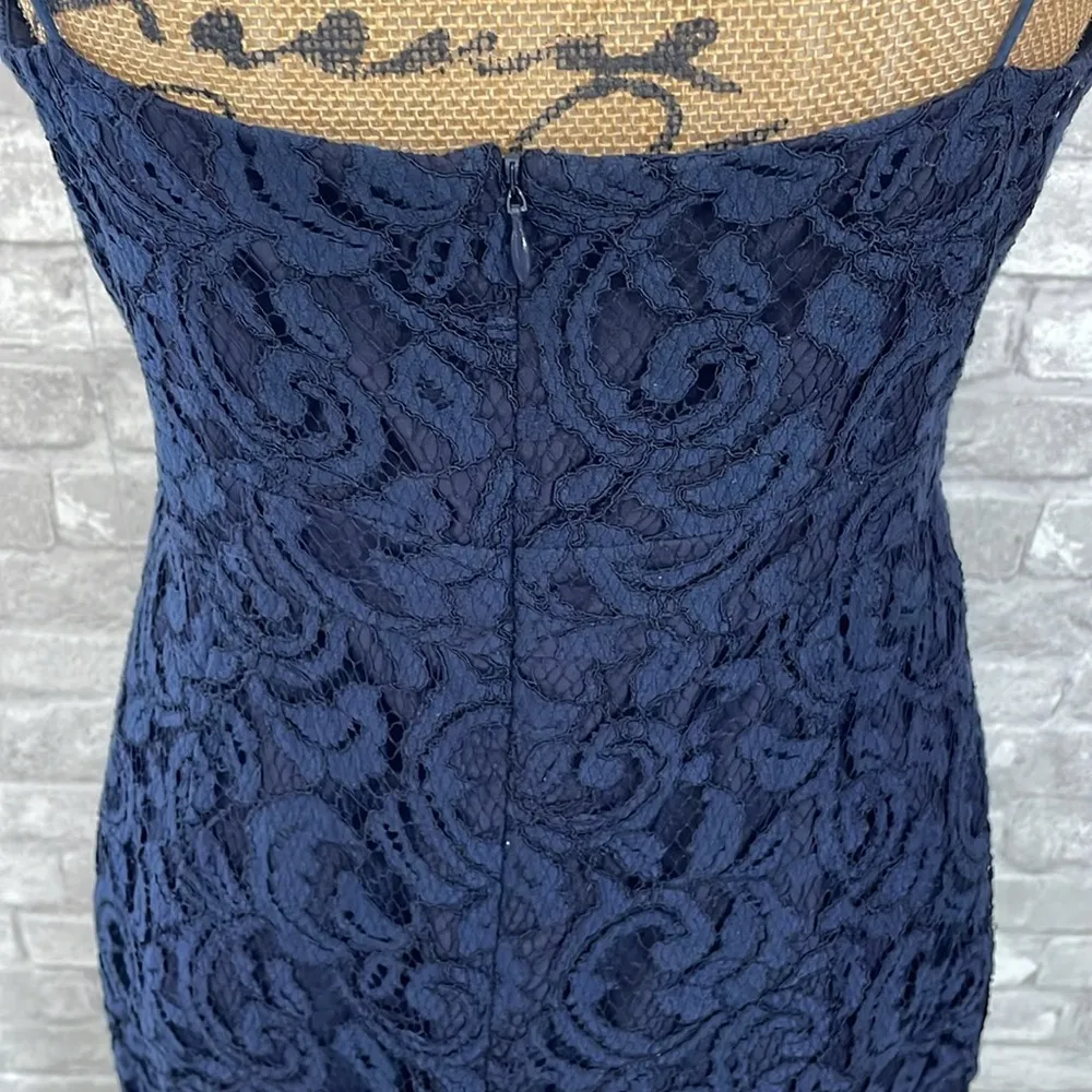 J.Crew Navy Lydia Lace Dress - Image 6