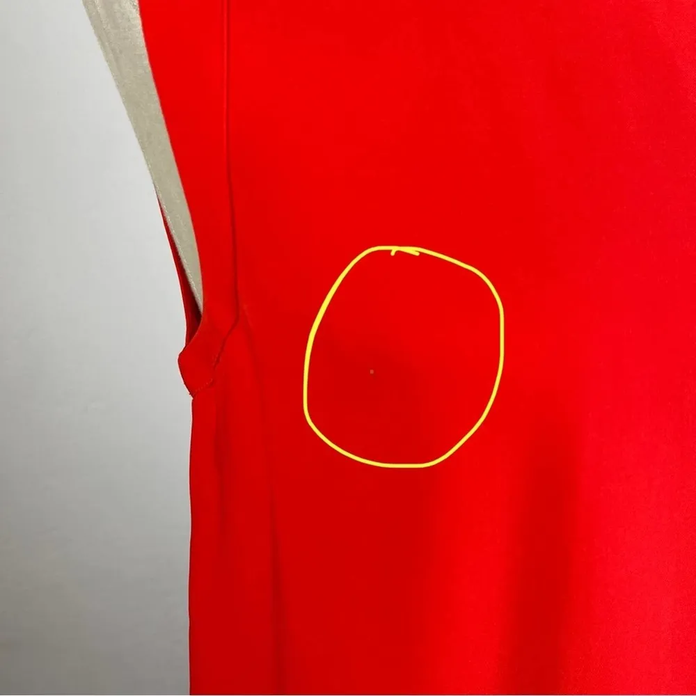 Joie Orange Sleeveless Sheath Dress - Image 5