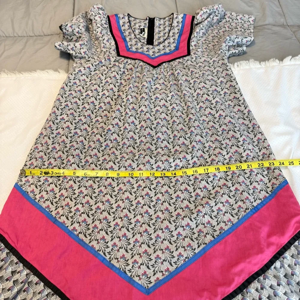 Vintage 80s Carol Bennett Hawaii Liberty House MuuMuu Long House Dress No Size Pink Size undefined - Image 11