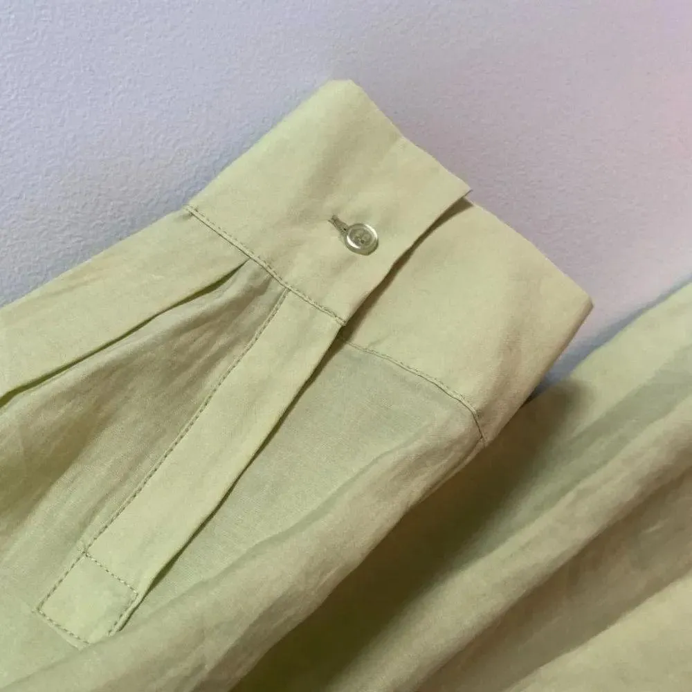 Green Draped Mini Dress - Image 9