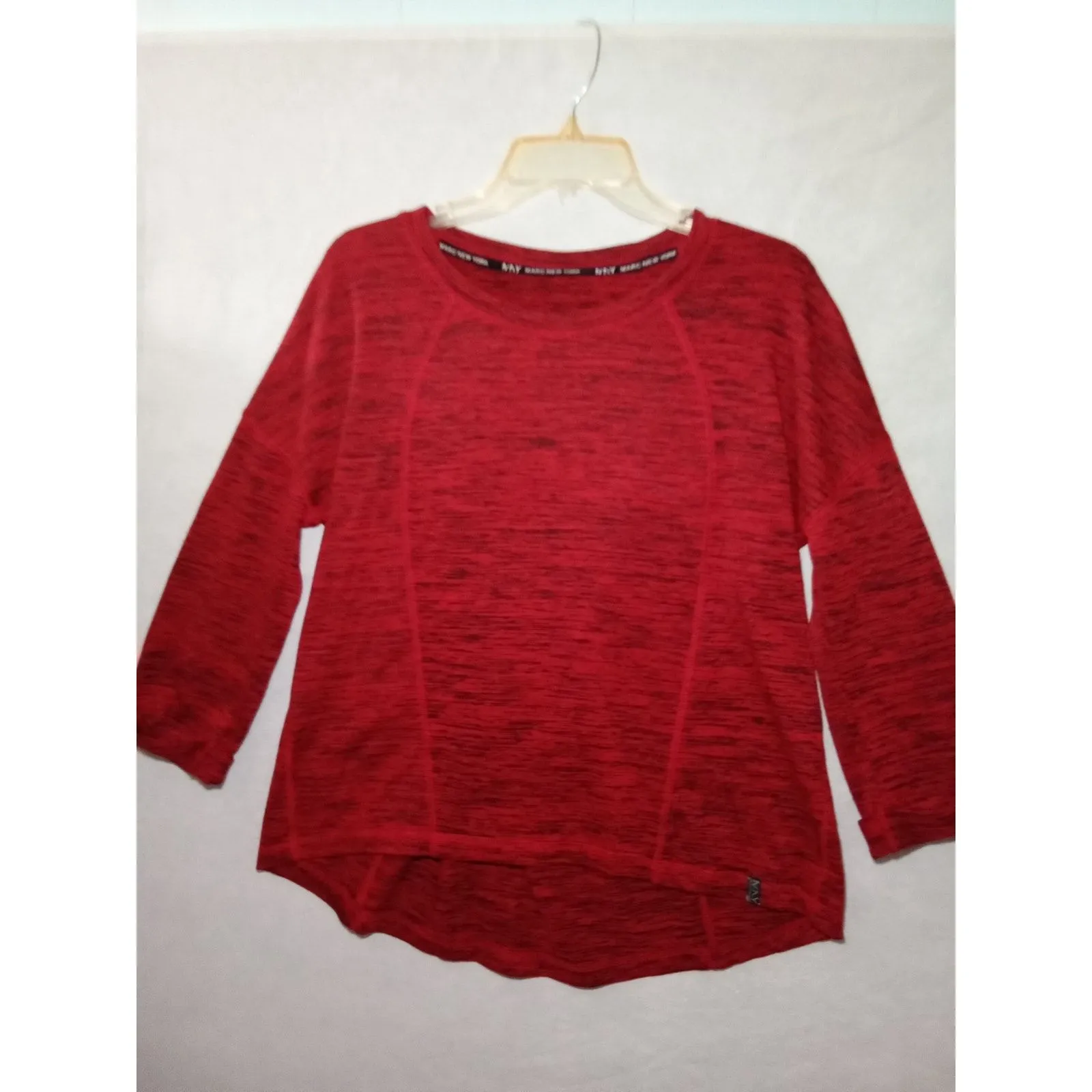 Marc New York womens‎ large red and black pullover sweatshirt - Image 3
