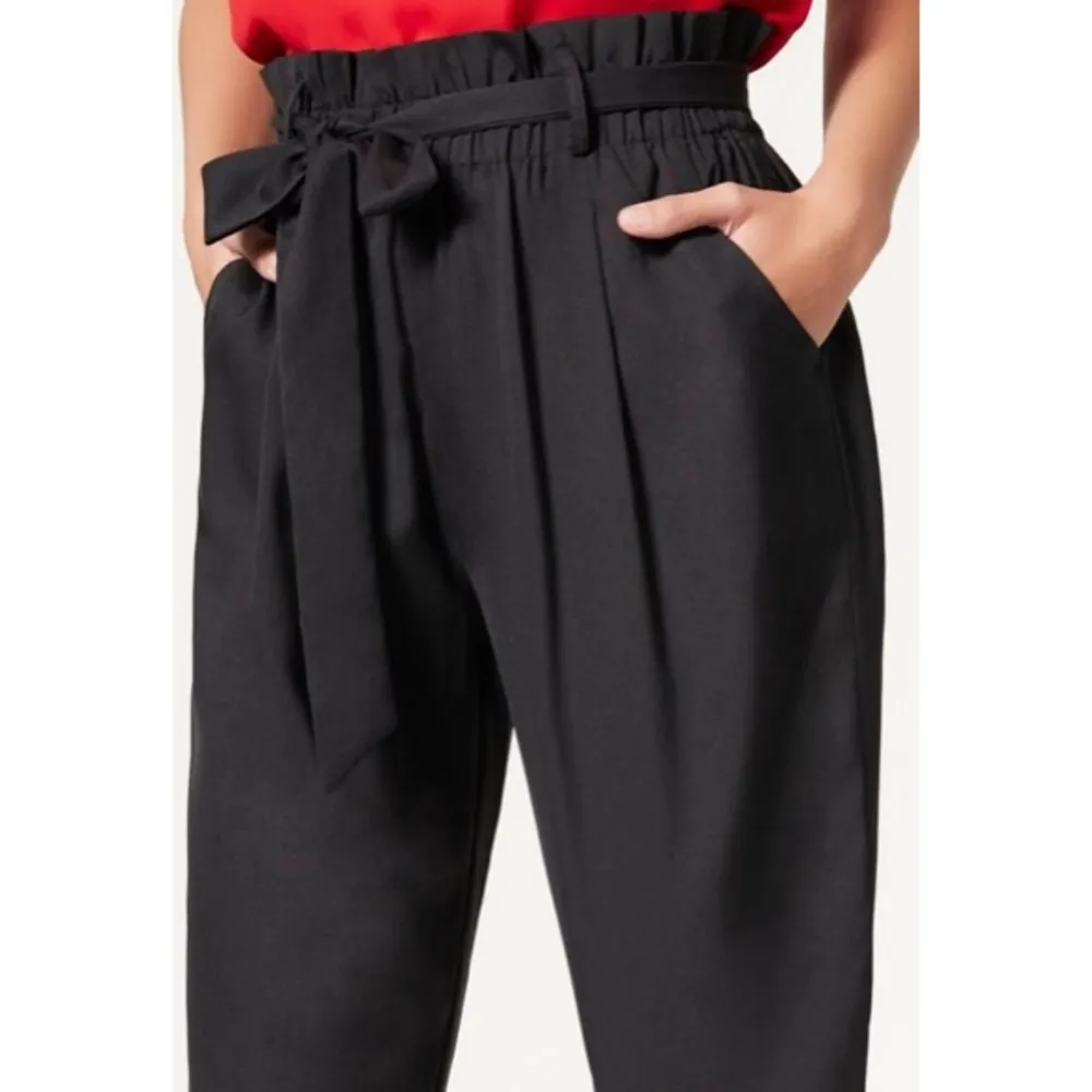 Just Fab Pants Womens Tie Waist Slacks Size S - Image 3