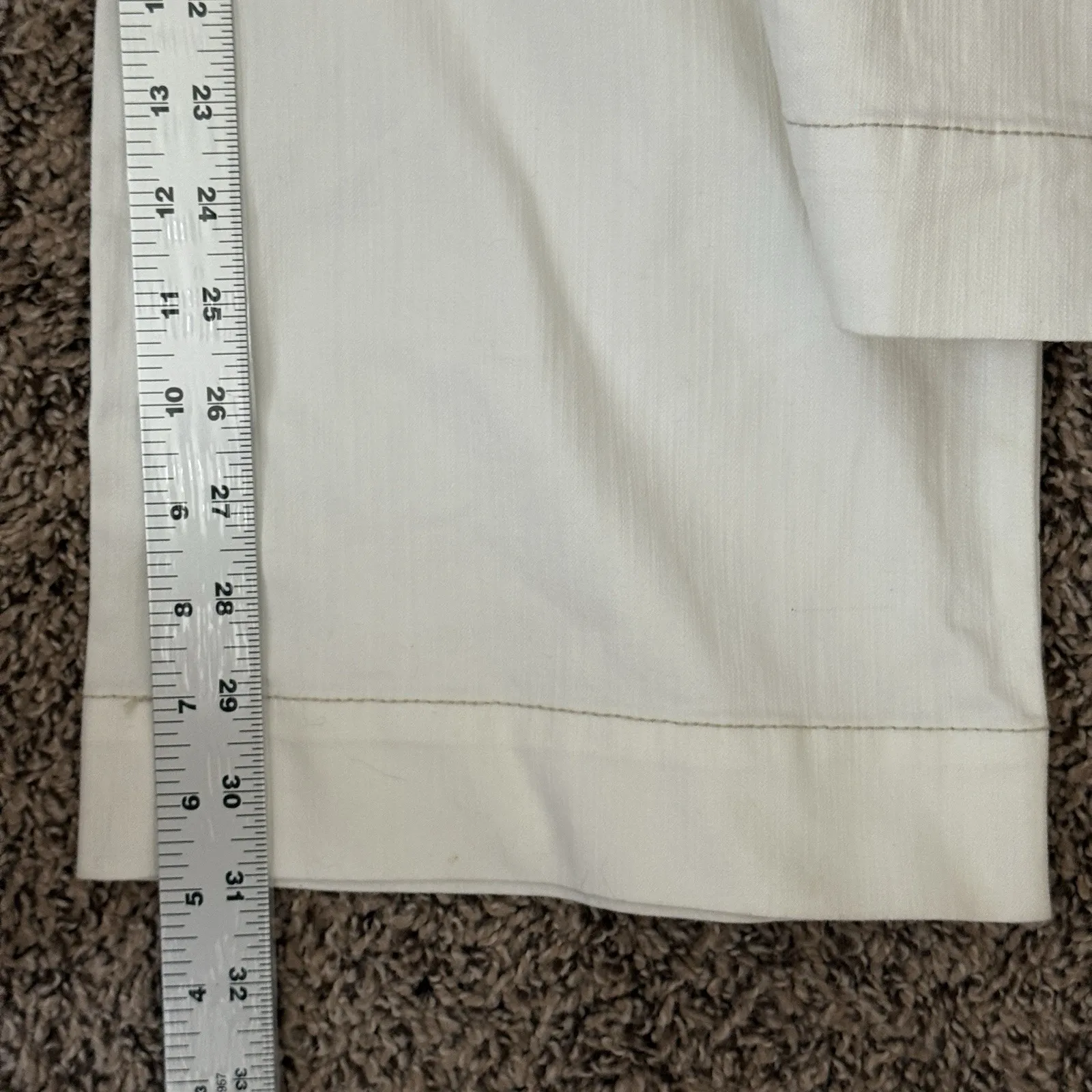 Bill Blass Women's White Jeans‎ Size 12 NWT - Image 9