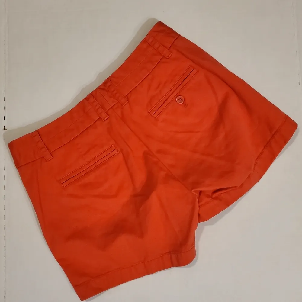 J.Crew Womens Red Chino Shorts Sz:2 - Image 5