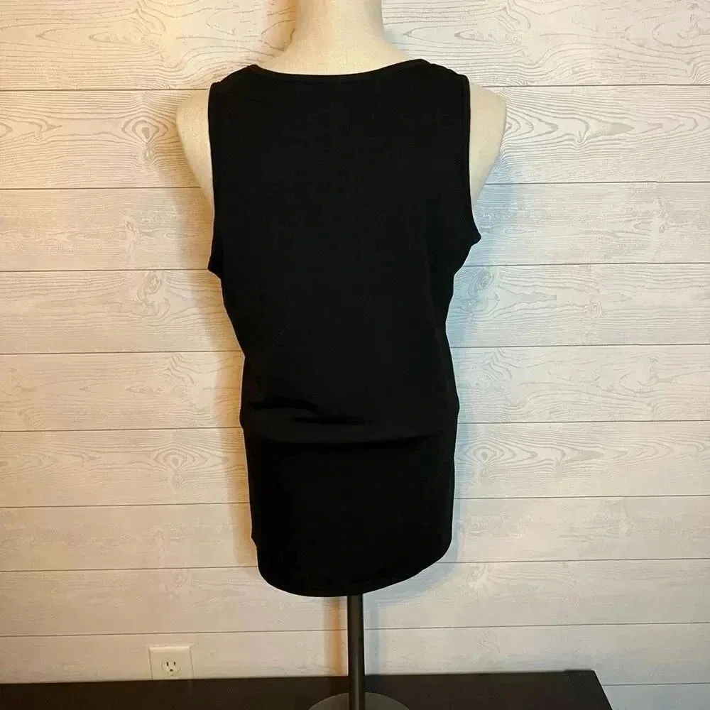 “I Am Woman Watch Me Vote” black tank top Size large - Image 4