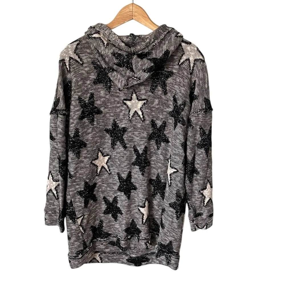 Splendid Stargazer Hooded Stargazer Sweater Tunic Sz Medium - Image 3