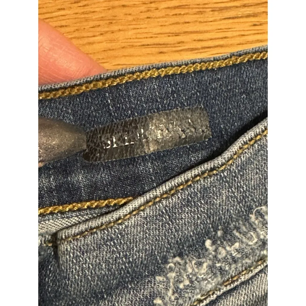 Judy Blue Jeans Womens 7/28 Blue Skinny Fit Distressed Stretch Denim Pants City‎ - Image 7