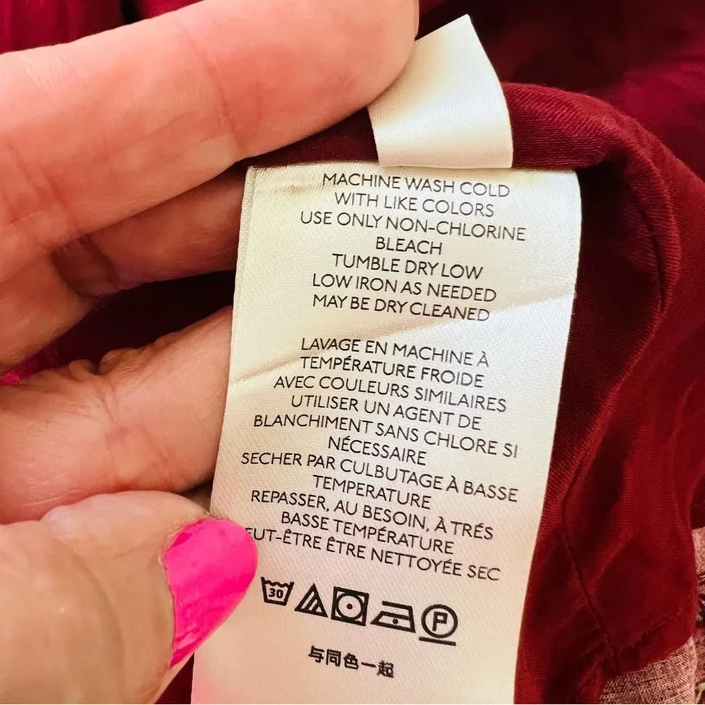 Free People Mini Flower Fields Mini Burgundy Dress S/P - Image 83