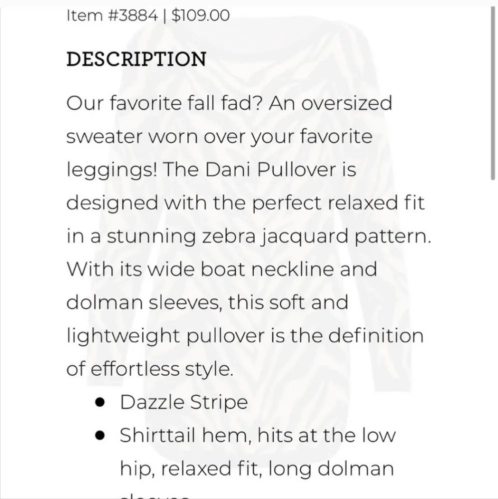 Cabi LIGHTWEIGHT TUNIC sweater - Image 7