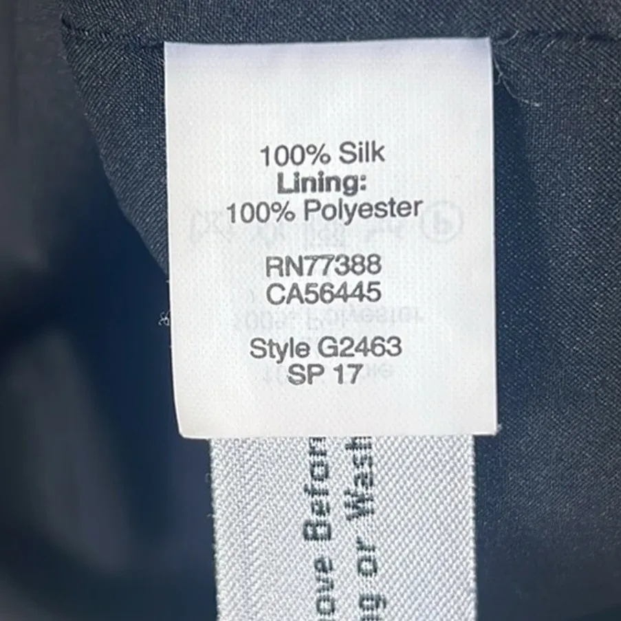 Madewell Mini Dress Womens S 100% Silk Black Off the Shoulder Clean Girl LBD - Image 7