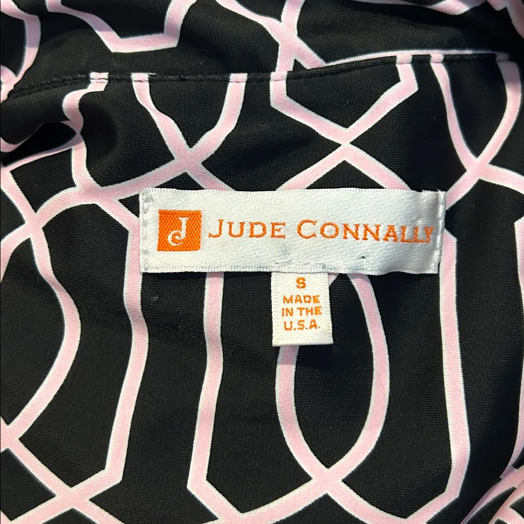 JUDE CONNALLY Emerson dress in garden gate flamingo Black - Image 6