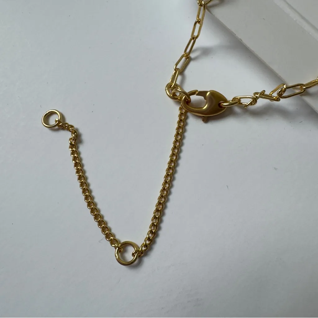 House of Harlow 1960 14KT Gold Pleated Brass Spiral Seashell Necklace Chain Hook - Image 6