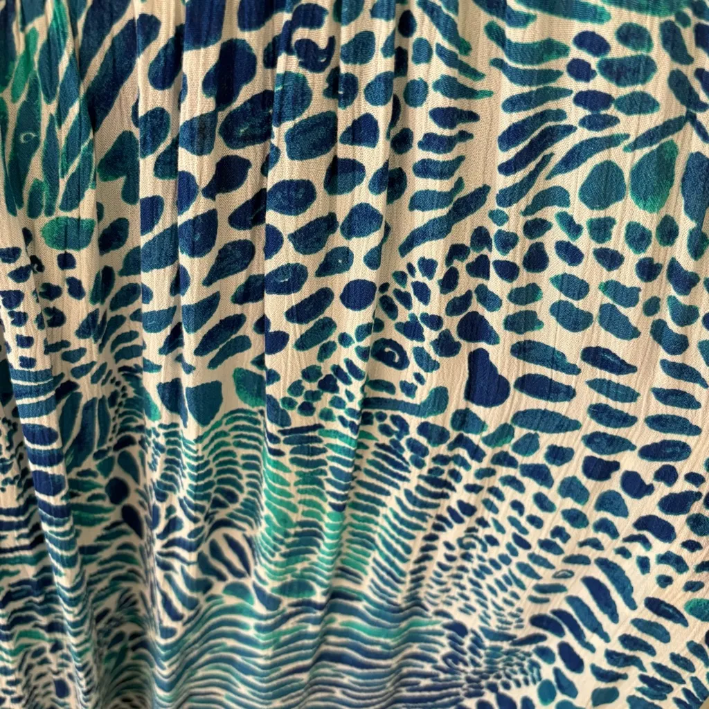 Lilly Pulitzer Kendra Maxi Dress in Brilliant Blue Tang. Size S/M. - Image 7